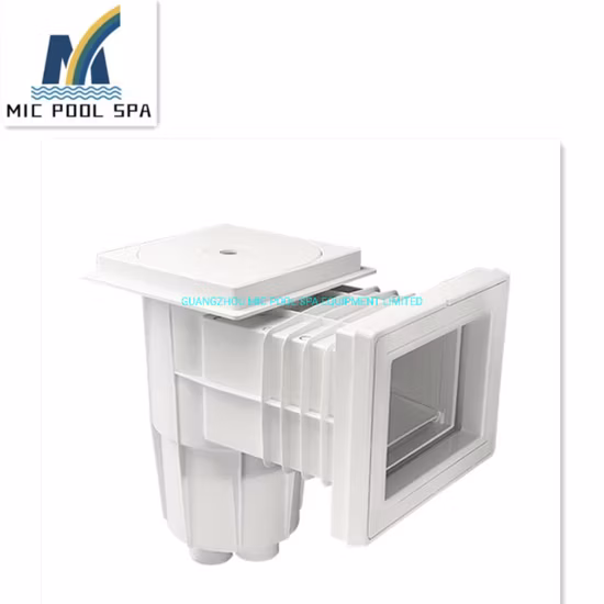 Accesorios para piscinas Skimmer de pared ABS estándar para piscina de hormigón y piscina de vinilo